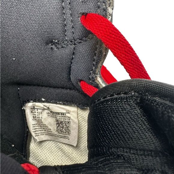 Nike Air Jordan 1 Retro High OG Black Toe Black White Red Men’s 9 555088-125 main image 9